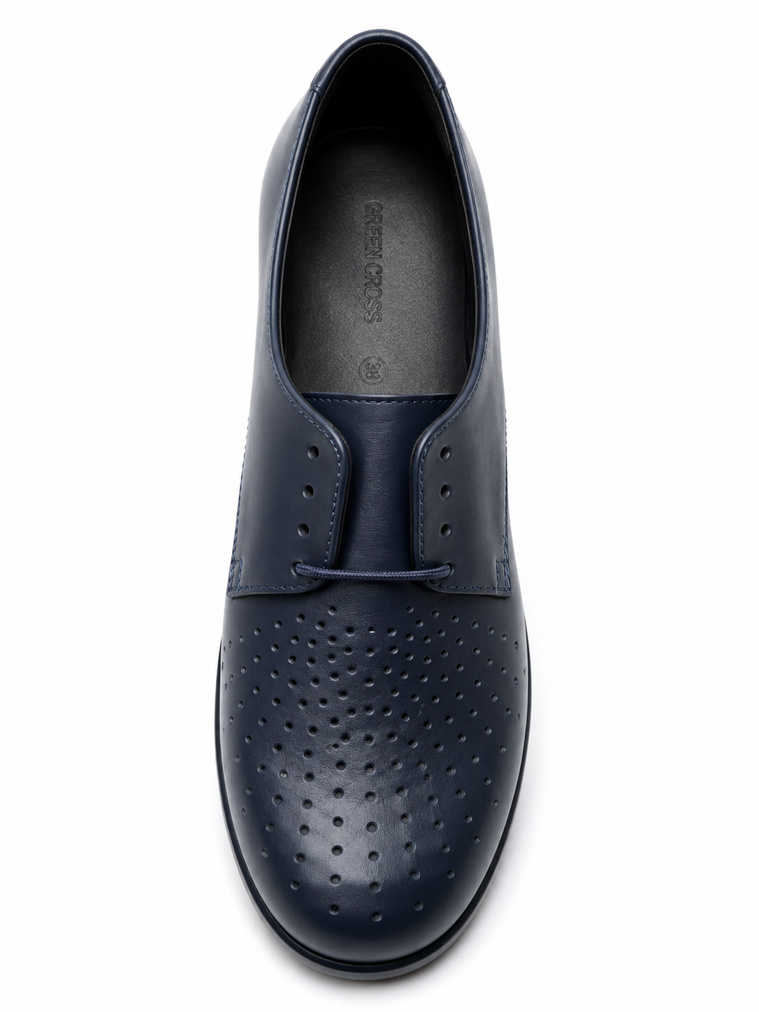 Green Cross Ladies Walker Shoes In Navy