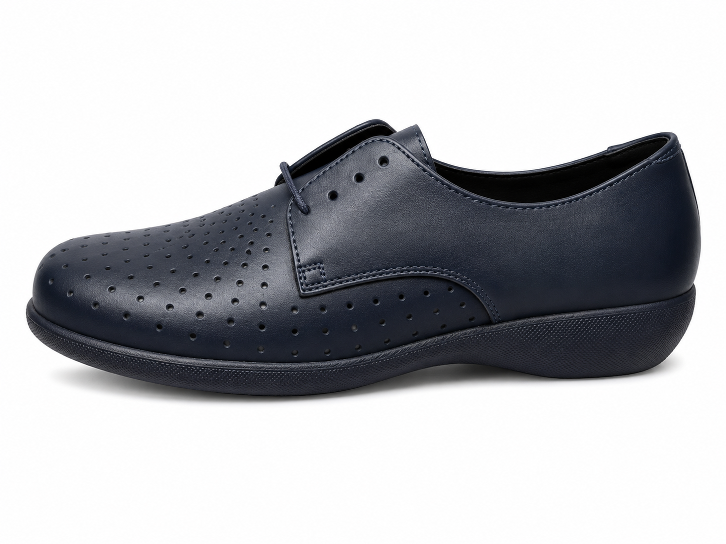 Green Cross Ladies Walker Shoes In Navy