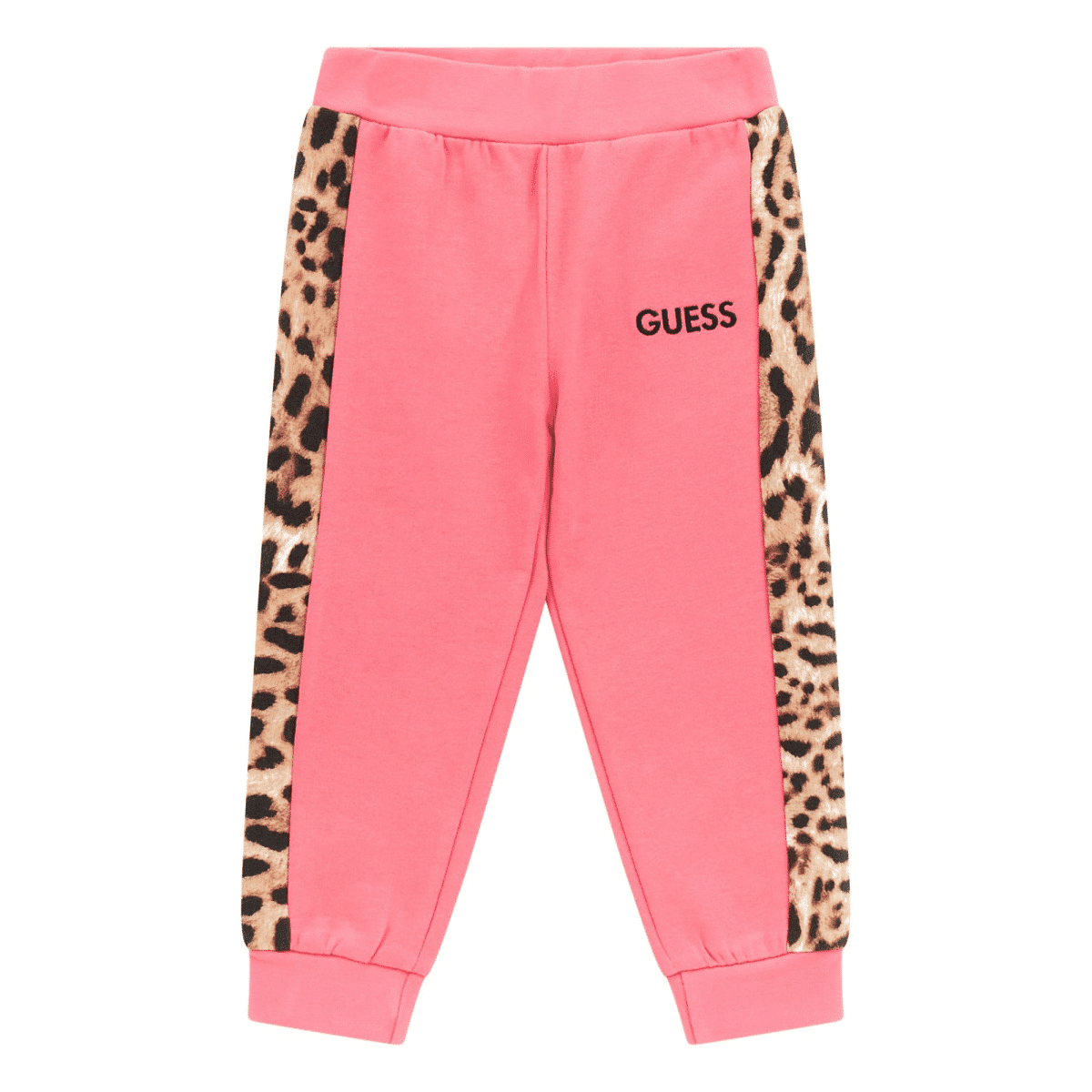 Guess Girls Printed Active Pants In Pink