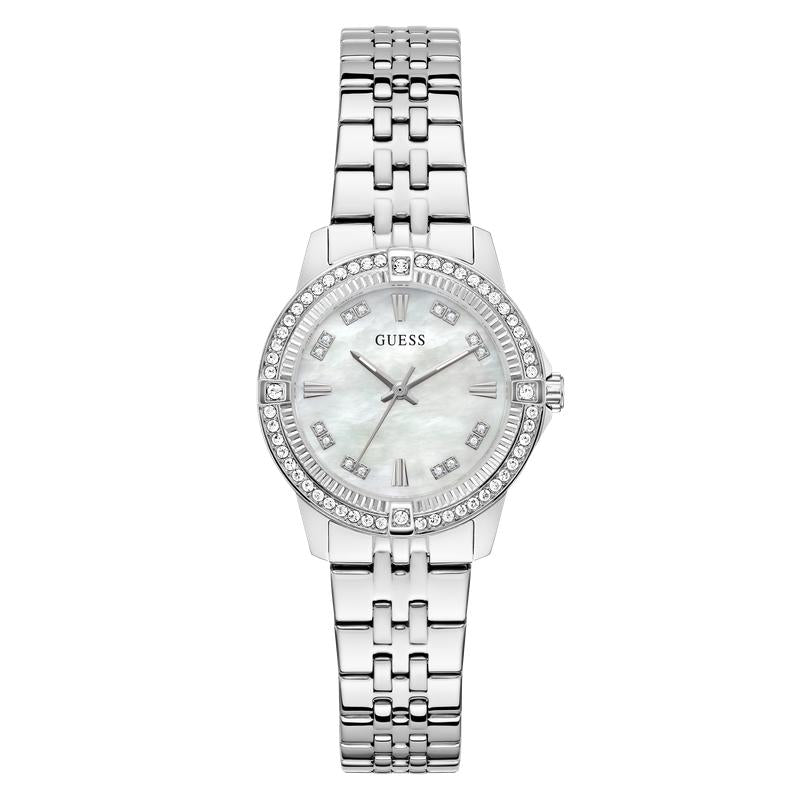 Guess womens Colette Watch In Silver