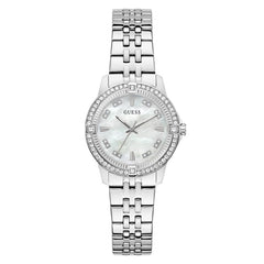 Guess womens Colette Watch In Silver