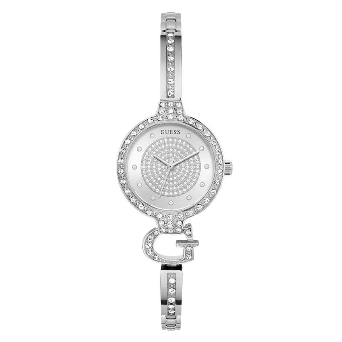 Guess Ladies Giselle Watch In Silver