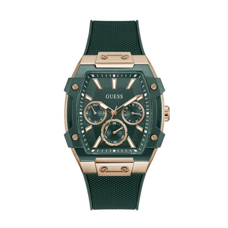 Guess Mens Phoenix Watch In Green
