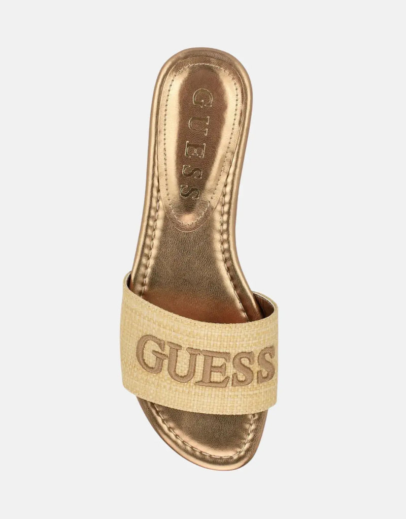 Guess Womens Harino Sandals In Natural