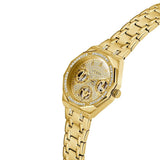 Guess Womens Quinn Multi Function Watch In Gold