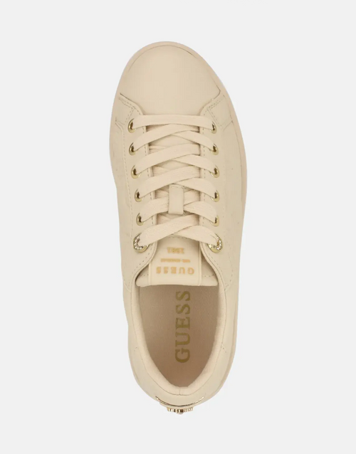 Guess Womens Ronii Sneakers In Light Natural