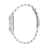 Guess Womens Vera Stainless Steel Watch In Silver