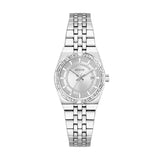 Guess Womens Vera Stainless Steel Watch In Silver