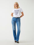 Guess Ladies Tiger Easy Tee White