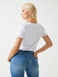 Guess Ladies Tiger Easy Tee White
