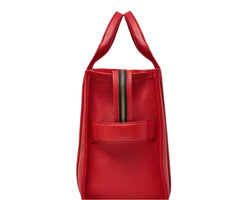 Marc Jacobs Leather Medium Tote Bag Red