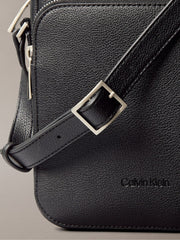 Calvin Klein Micro Pebble Crossbody Bag In Black