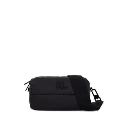 Karl Lagerfeld Monogram Padded Crossbody Bag In Black