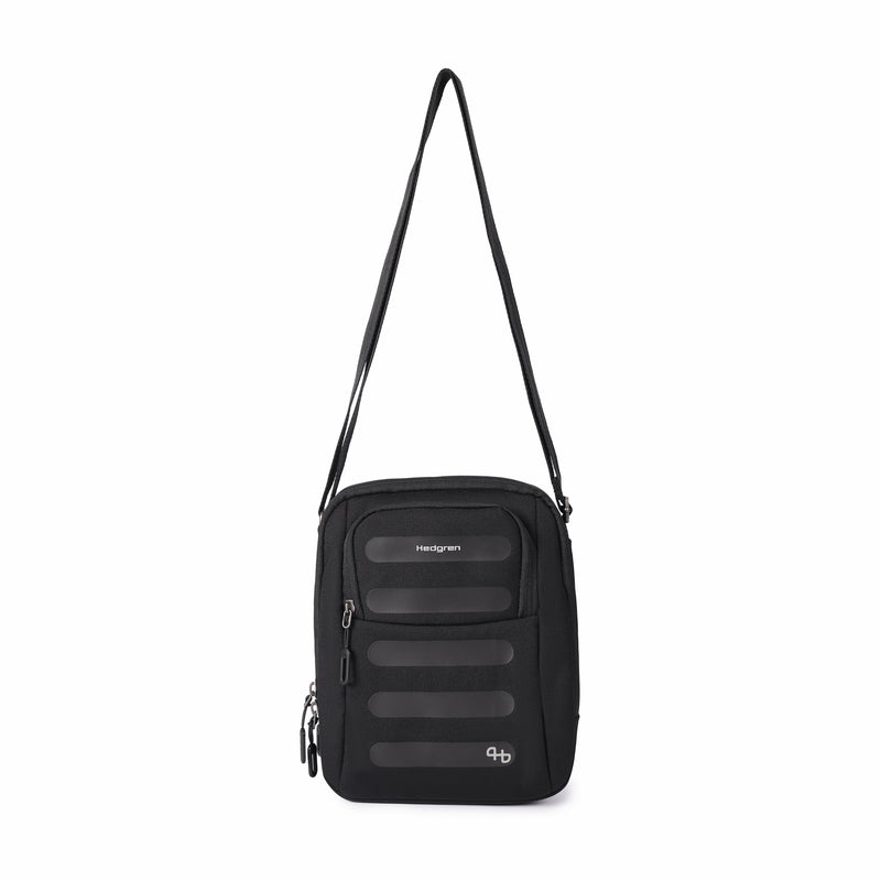 Hedgren Comby Black Vertical Crossover Bag
