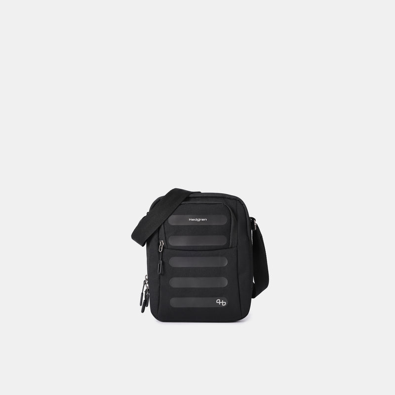 Hedgren Comby Black Vertical Crossover Bag