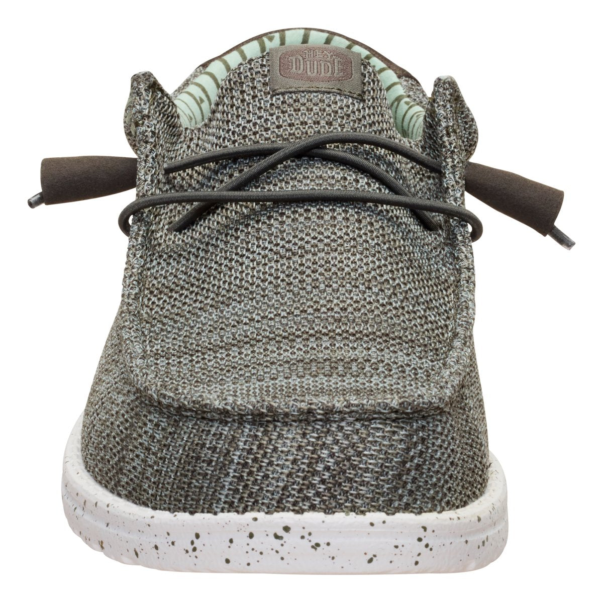 Hey Dude Mens Wally Stretch Sox Shoes In Tea Leaf