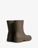 Hunter Womens Downpour Short Boots In Chocolate Brown