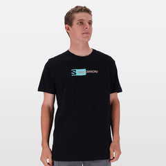 Salomon  Mens Hidden Ii Ss Tee Black