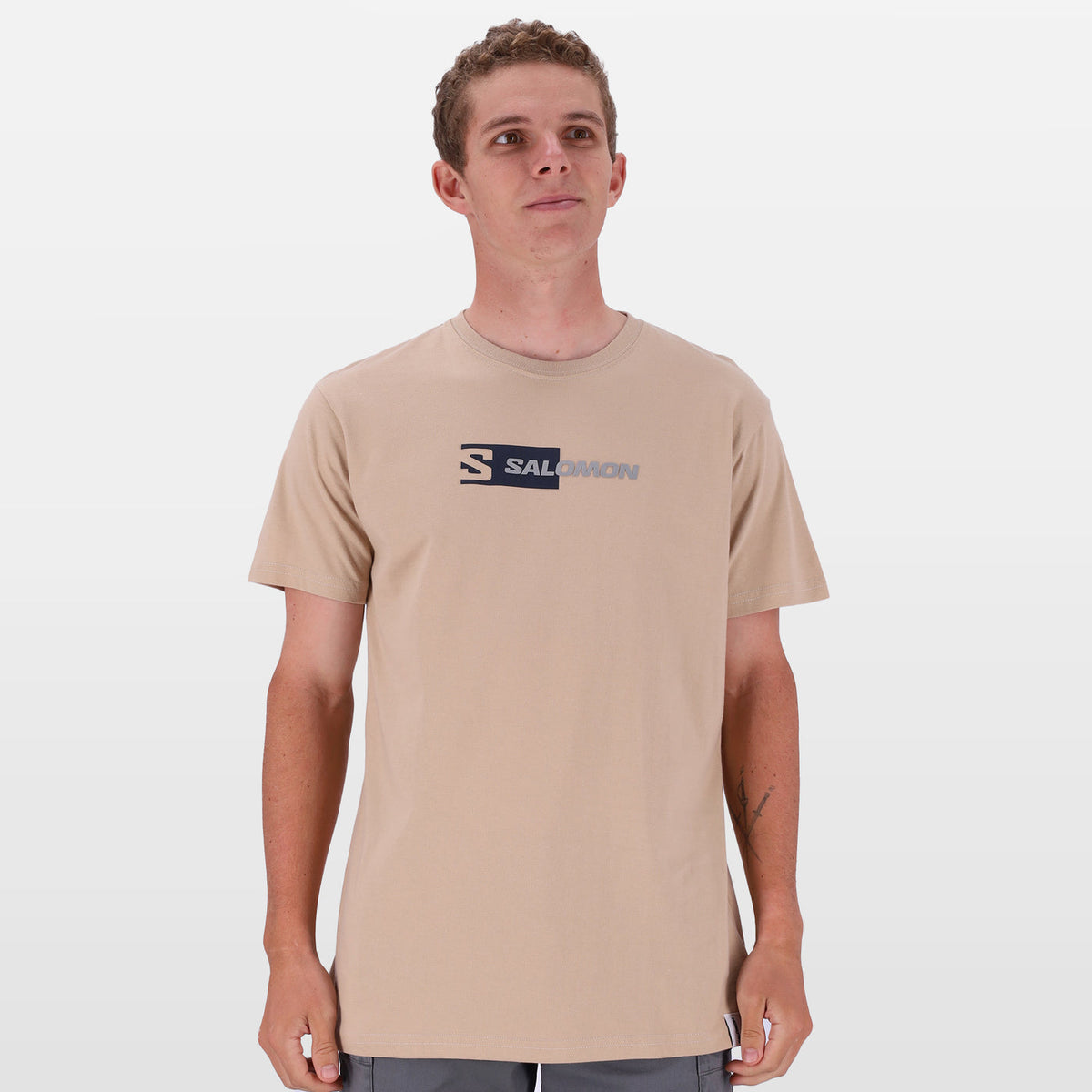 Salomon Mens Hidden Ii Ss Tee Khaki
