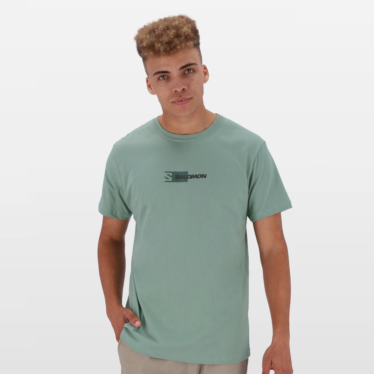 Salomon Hidden Ss Tee M Sage