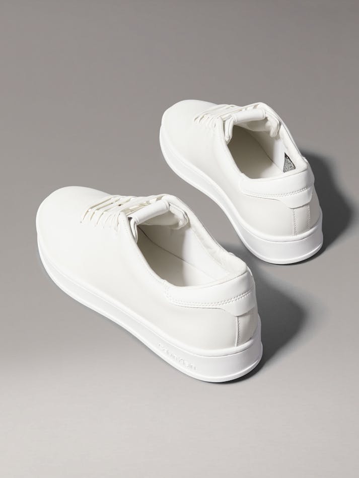 Calvin Klein Mens Low Top Oxford Shoes White