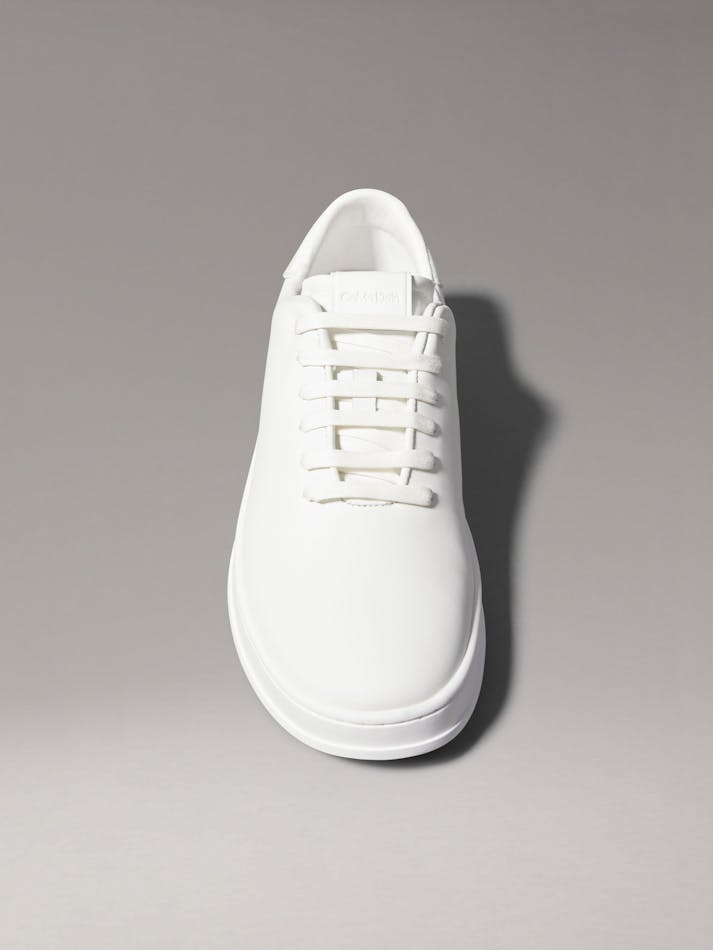Calvin Klein Mens Low Top Oxford Shoes White