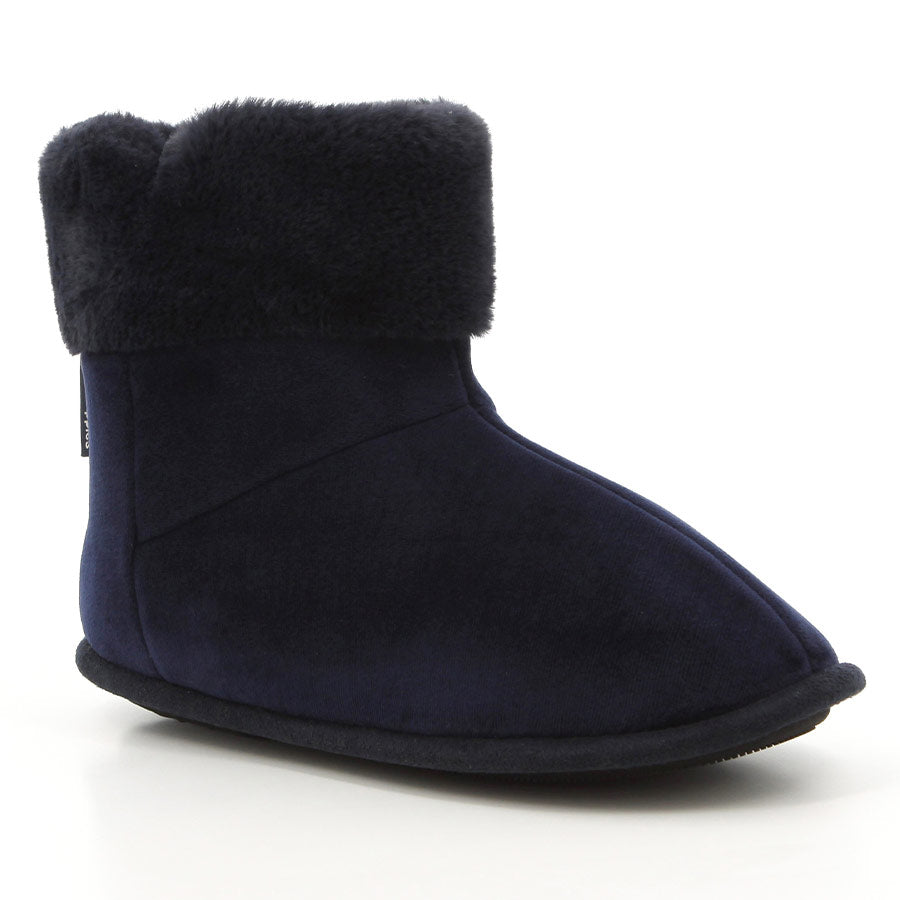 Hush Puppies Casa Slipper Boots In Navy