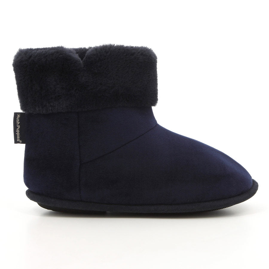 Hush Puppies Casa Slipper Boots In Navy