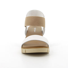 Hush Puppies Ladies Freja White Leather Sandals