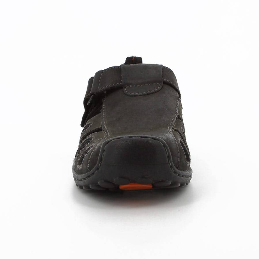 Hush Puppies Mens Nebula Leather Sandals In Black