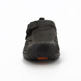 Hush Puppie Nebula Leather Sandals In Black