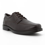 Hush Puppies Mens Pisces Lace Up Crust Leather Shoes In Brown