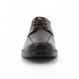 Hush Puppies Mens Pisces Lace Up Crust Leather Shoes In Brown