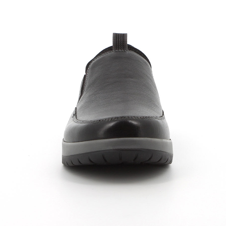 Hush Puppies Mens Brayden Black Leather Shoes