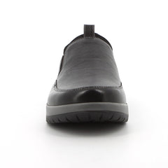 Hush Puppies Mens Brayden Black Leather Shoes