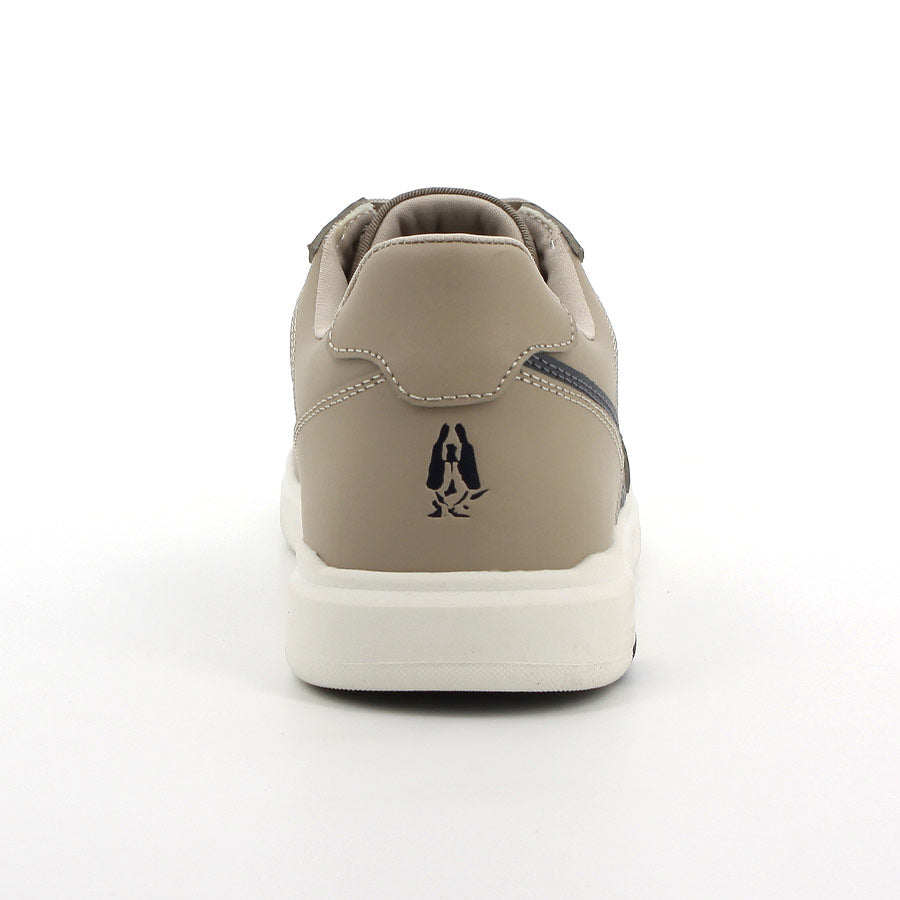 Hush Puppies Mens Jeremy Beige Canvas Shoes