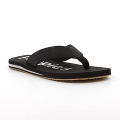Hush Puppies Mens Stomp Thong Sandals In Black