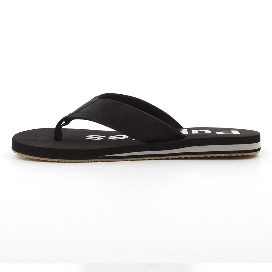 Hush Puppies Mens Stomp Thong Sandals In Black