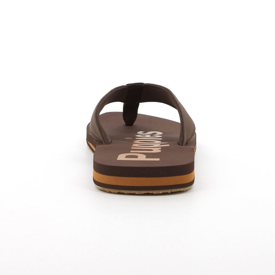 Hush Puppies Mens Stomp Thong Sandals In Brown