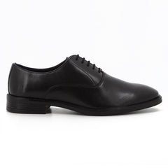 Hush Puppies Mens Willie Leather Shoes Black