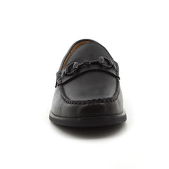 Hush Puppies Mens Black Renato Cow Leather Shoe