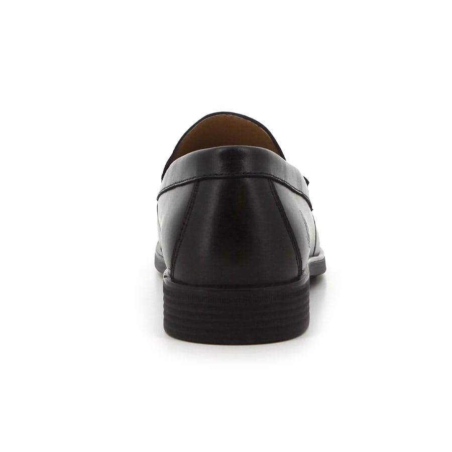 Hush Puppies Mens Black Renato Cow Leather Shoe