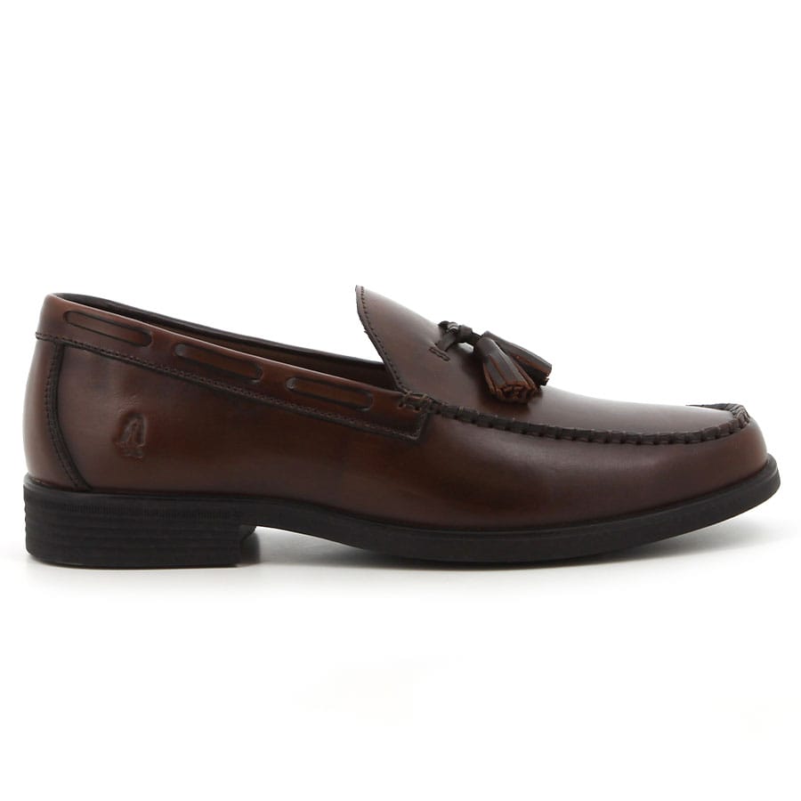 Hush Puppies Mens Brown Gianni Leather Shoes