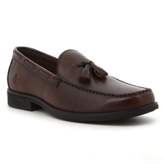 Hush Puppies Mens Brown Gianni Leather Shoes