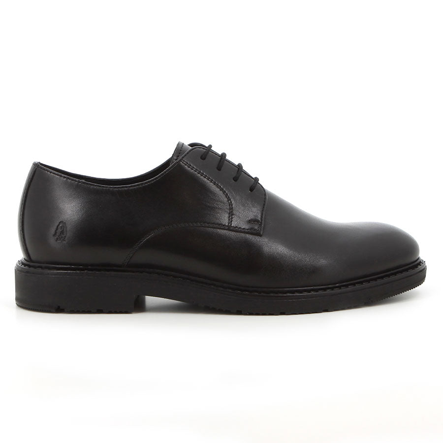 Hush Puppies Mens Talon Leather Shoes Black