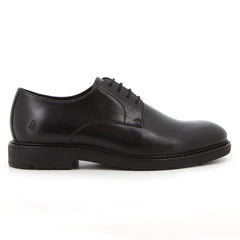 Hush Puppies Mens Talon Leather Shoes Black