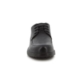 Hush Puppies Mens Patrick Leather Shoes In Black