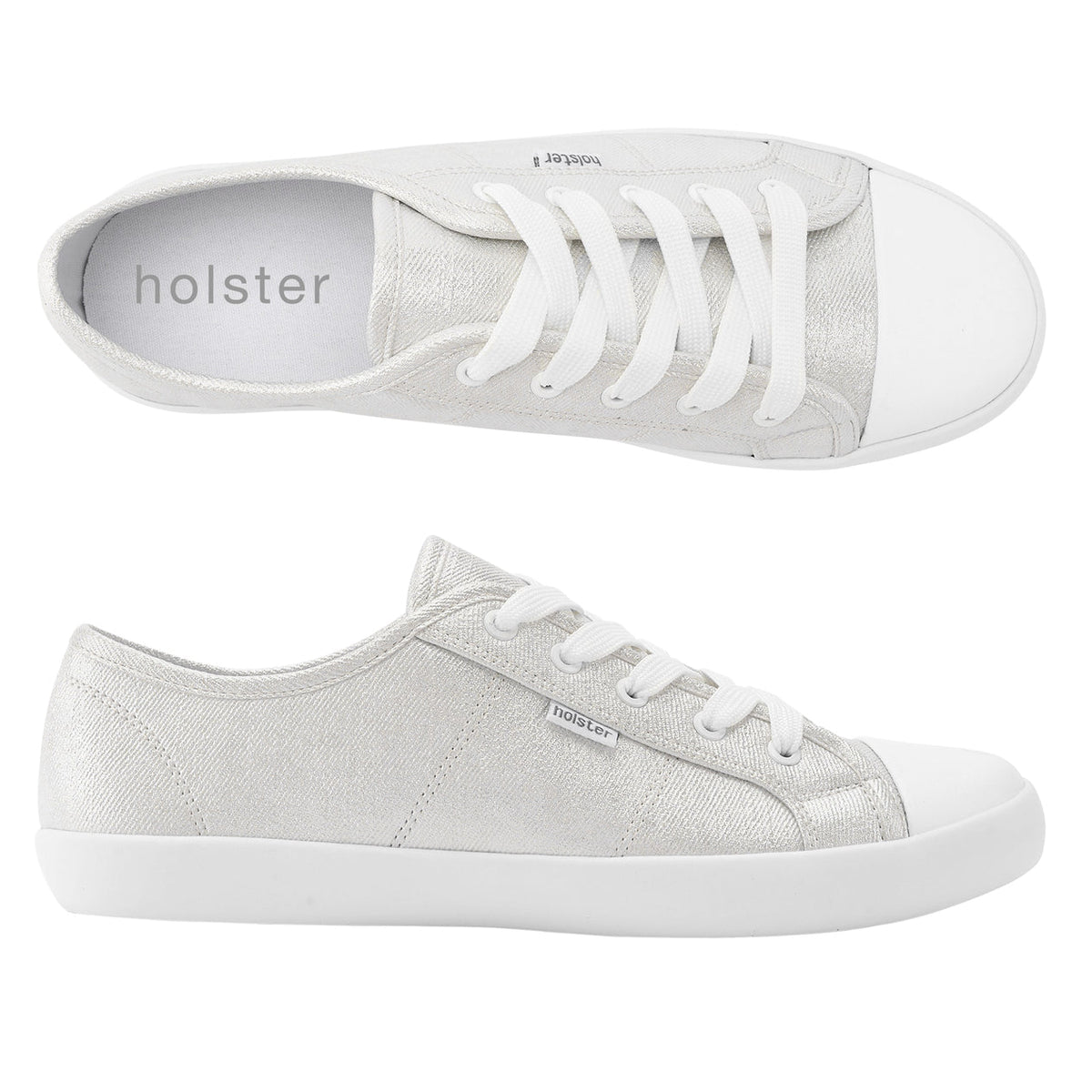 Holster Hs381 Ladies Cleo Denim Shimmer Shoes Pear