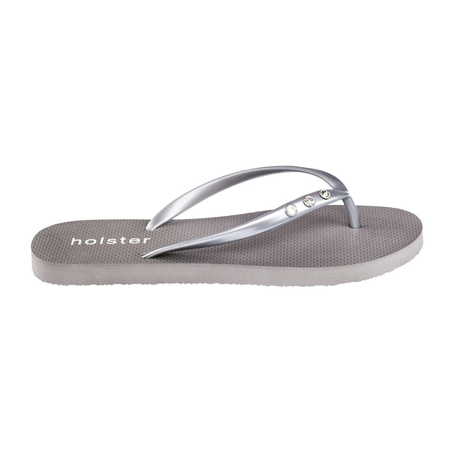 Holster Holiday Ladies Sandals In Silver