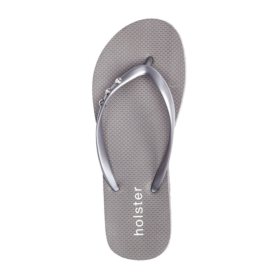 Holster Womens Holiday Sandals In Silver